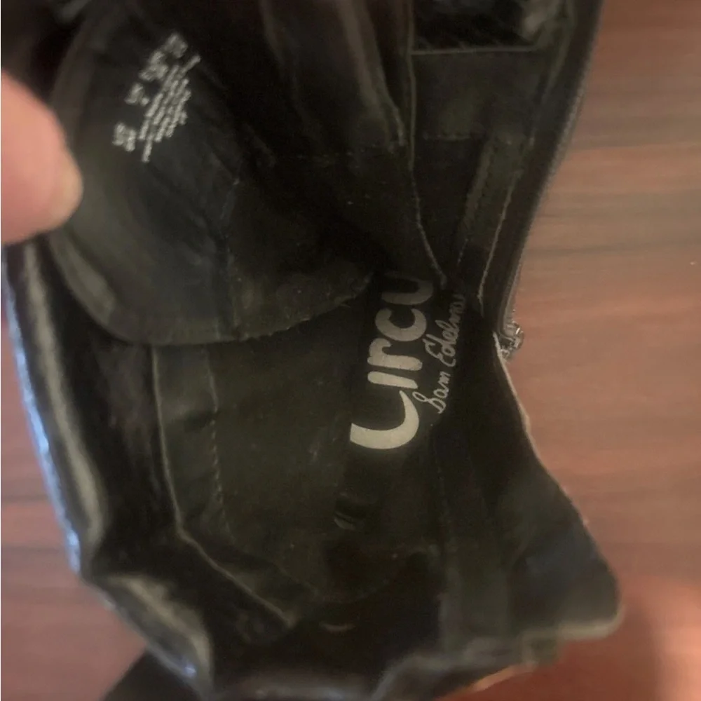 Circus by Sam Edelman Black Platform Combat Boots 6M - Picture 3 of 6